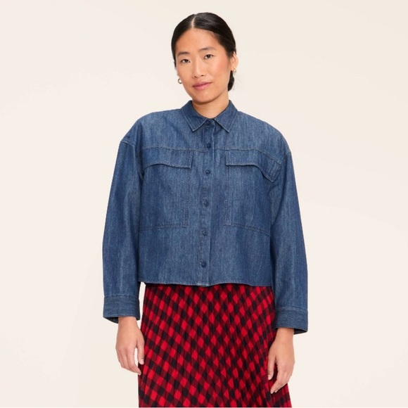 Woolrich Tops - Woolrich Women's Indigo Button Down Shirt
